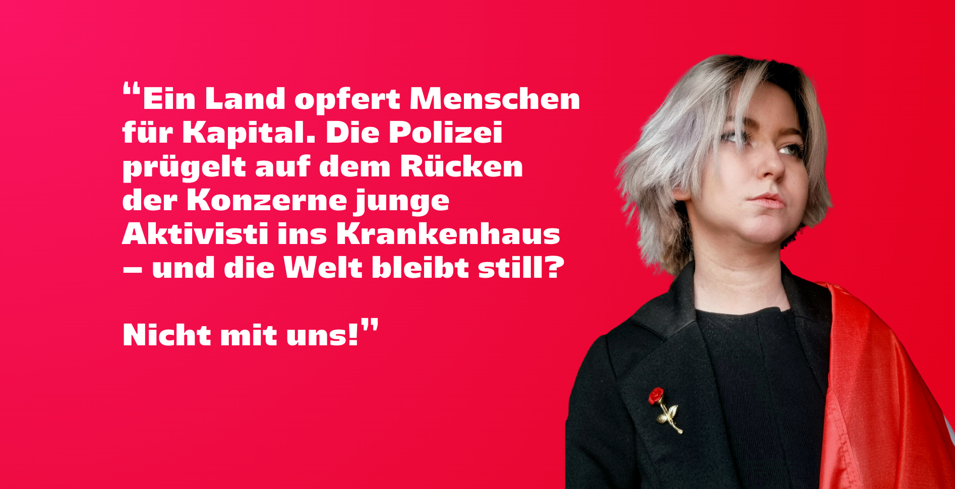 Ein Land opfert Menschen für Kapital